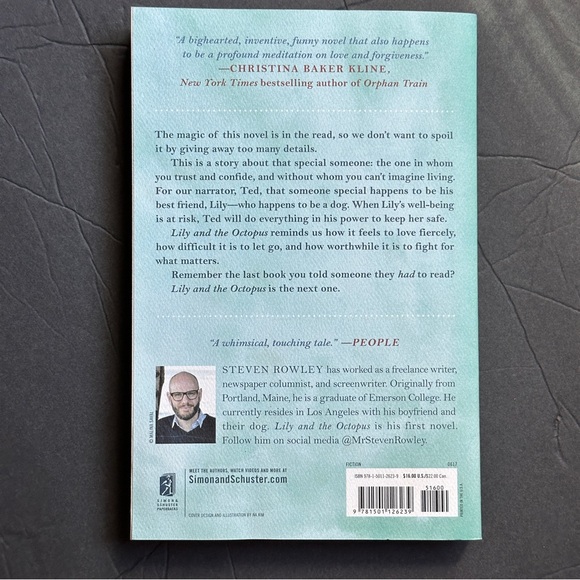 Lily and the Octopus by Steven Rowley | Contemporary Fiction | Paperback Book - Picture 2 of 6